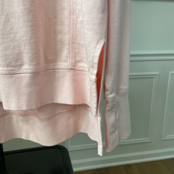 Sweaty Betty Organic Cotton After Class Longline Sweatshirt Soft Pink $78 XL - Picture 4 of 8